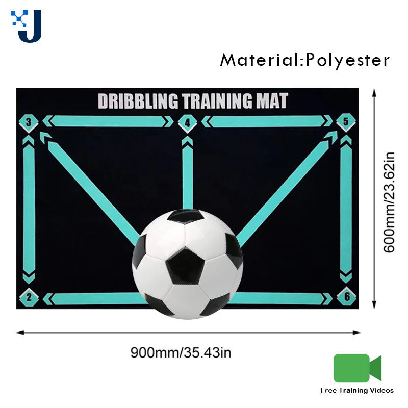 Dribble Master Soccer Training Mat